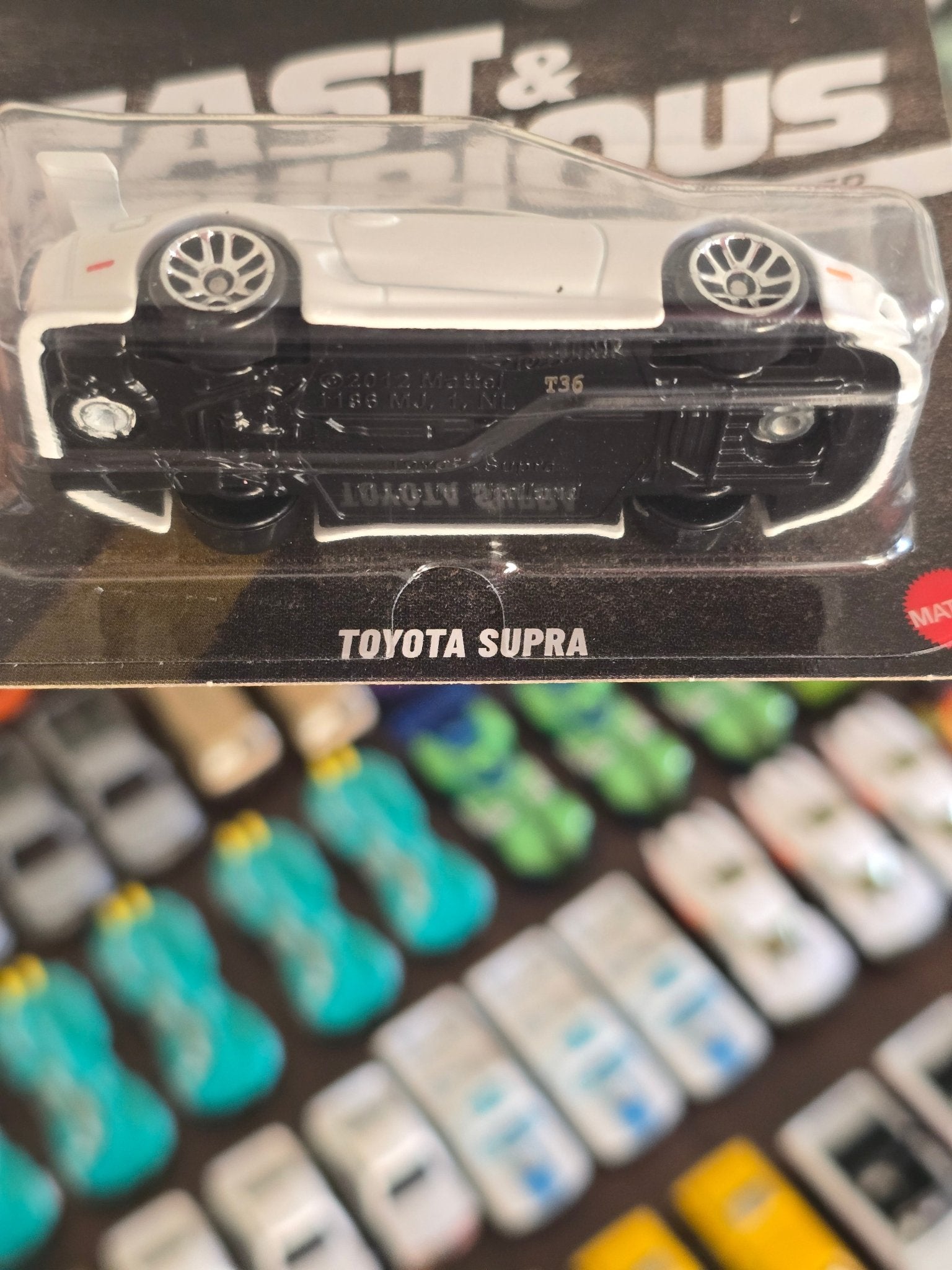 Hot Wheels Toyota Supra (White) - Fast & Furious Brian O'Conner - Kinder Logs