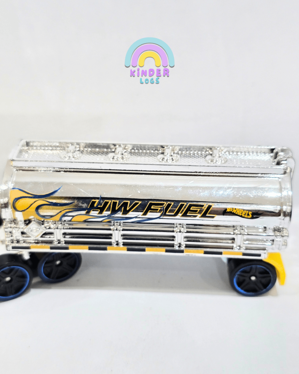 Hot Wheels Track Fleet Fuel & Fire Truck (Uncarded) - Kinder Logs