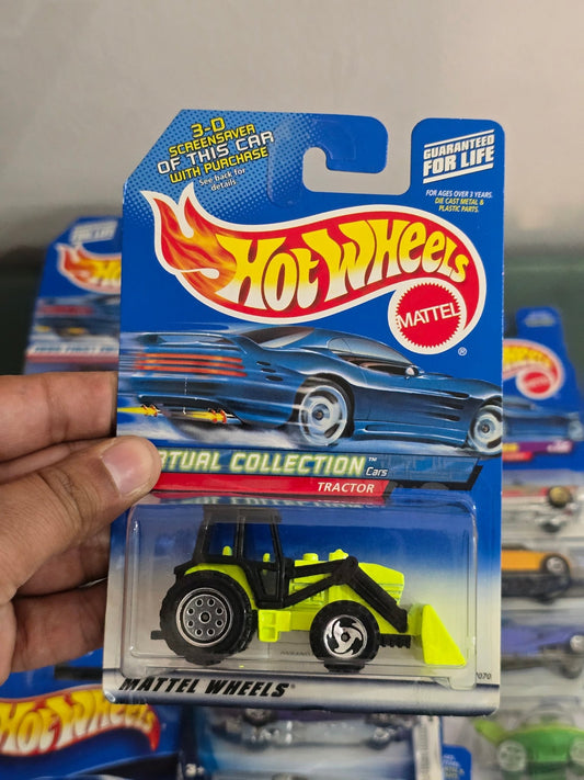 Hot Wheels Tractor - Virtual Collection Cars - Kinder Logs