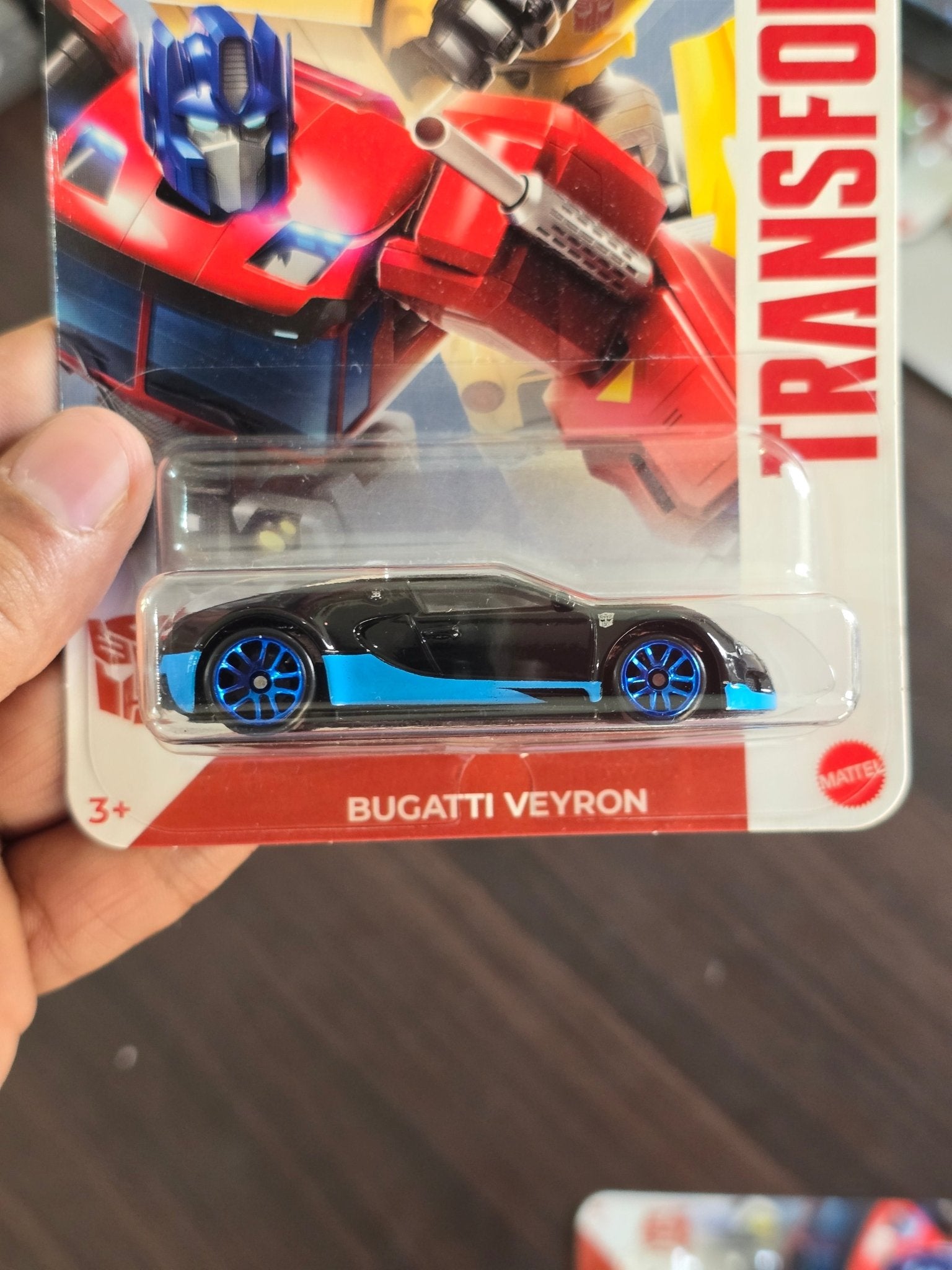 Hot Wheels Transformers Bugatti Veyron - HW Silver Series (Imported) - Kinder Logs