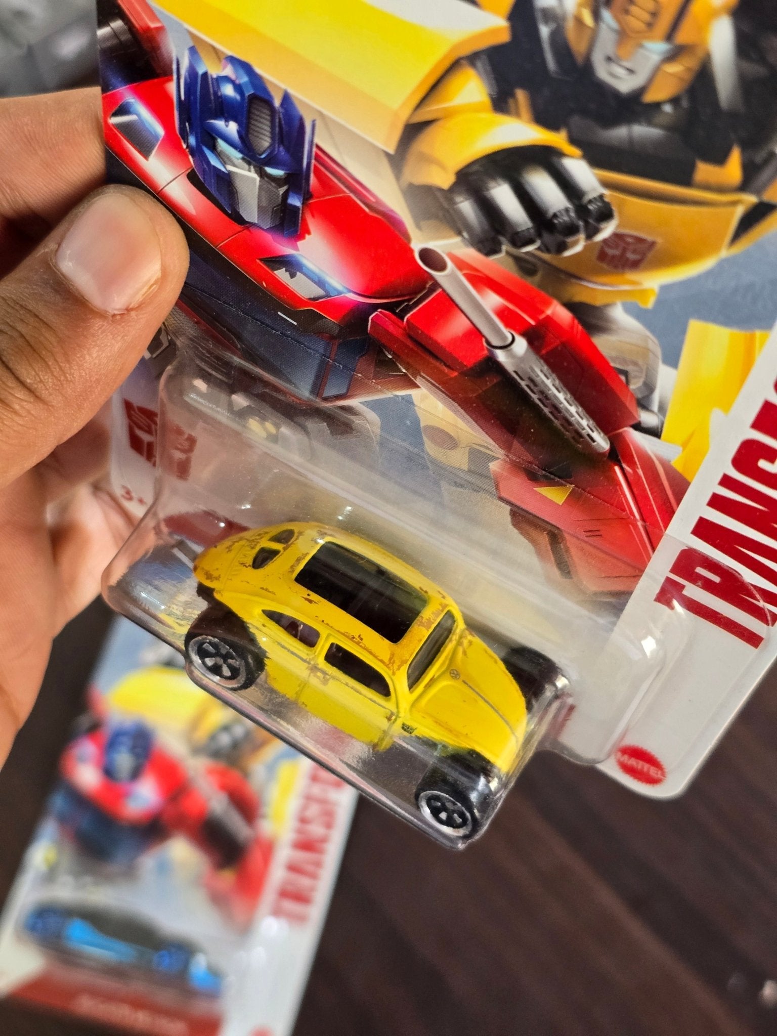 Hot Wheels Transformers Custom VW Beetle - HW Silver Series (Imported) - Kinder Logs