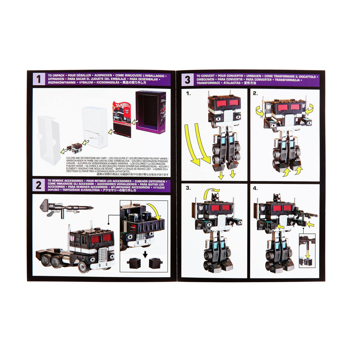Hot Wheels Transformers Nemesis Prime - Kinder Logs