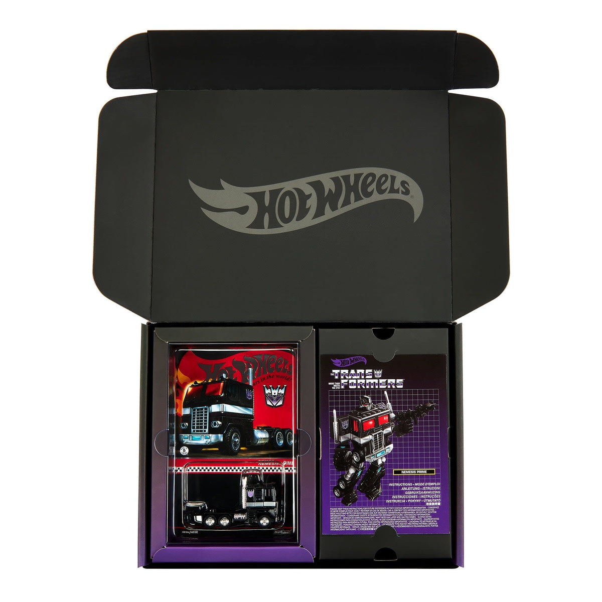 Hot Wheels Transformers Nemesis Prime - Kinder Logs