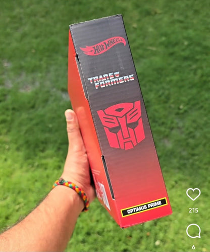 Hot Wheels Transformers Optimus Prime - RLC Creations Exclusive - Kinder Logs