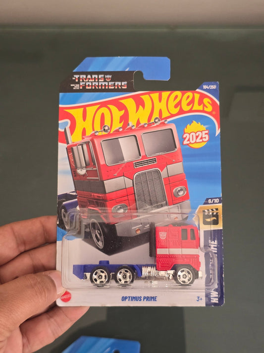 Hot Wheels Transformers Optimus Prime Truck (Imported) - Kinder Logs