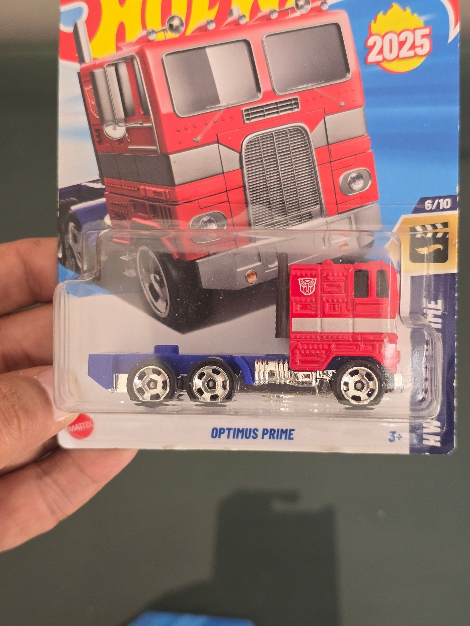 Hot Wheels Transformers Optimus Prime Truck (Imported) - Kinder Logs