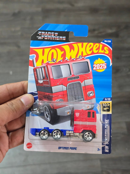 Hot Wheels Transformers Optimus Prime Truck (Imported) - Kinder Logs