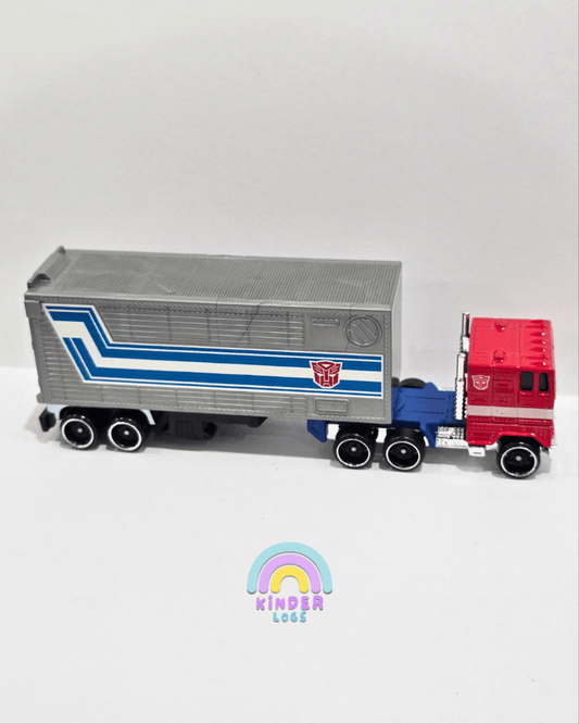 Hot Wheels Transformers Optimus Prime Truck (Uncarded) - Kinder Logs