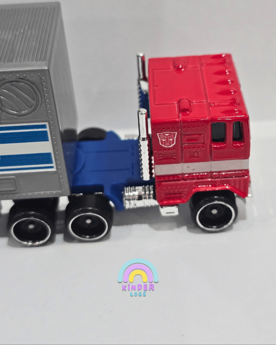 Hot Wheels Transformers Optimus Prime Truck (Uncarded) - Kinder Logs