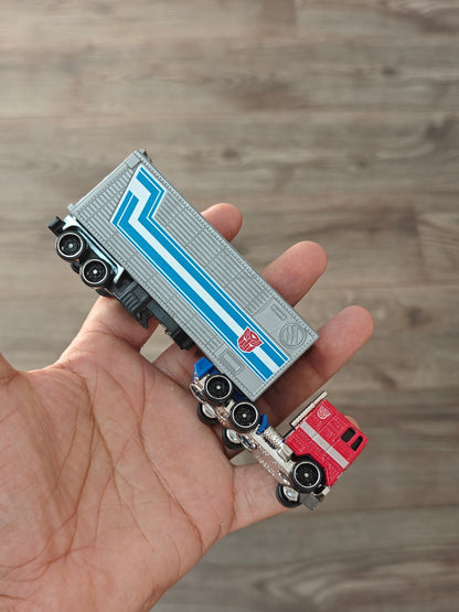 Hot Wheels Transformers Optimus Prime Truck (Uncarded - New) - Kinder Logs
