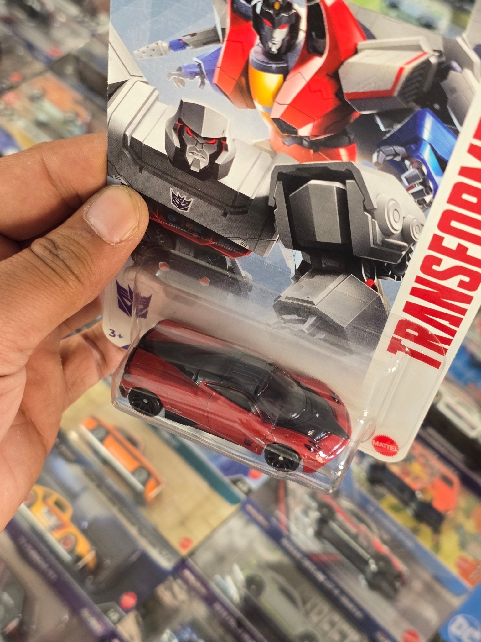 Hot Wheels Transformers Pagani Huayra - HW Silver Series (Imported) - Kinder Logs