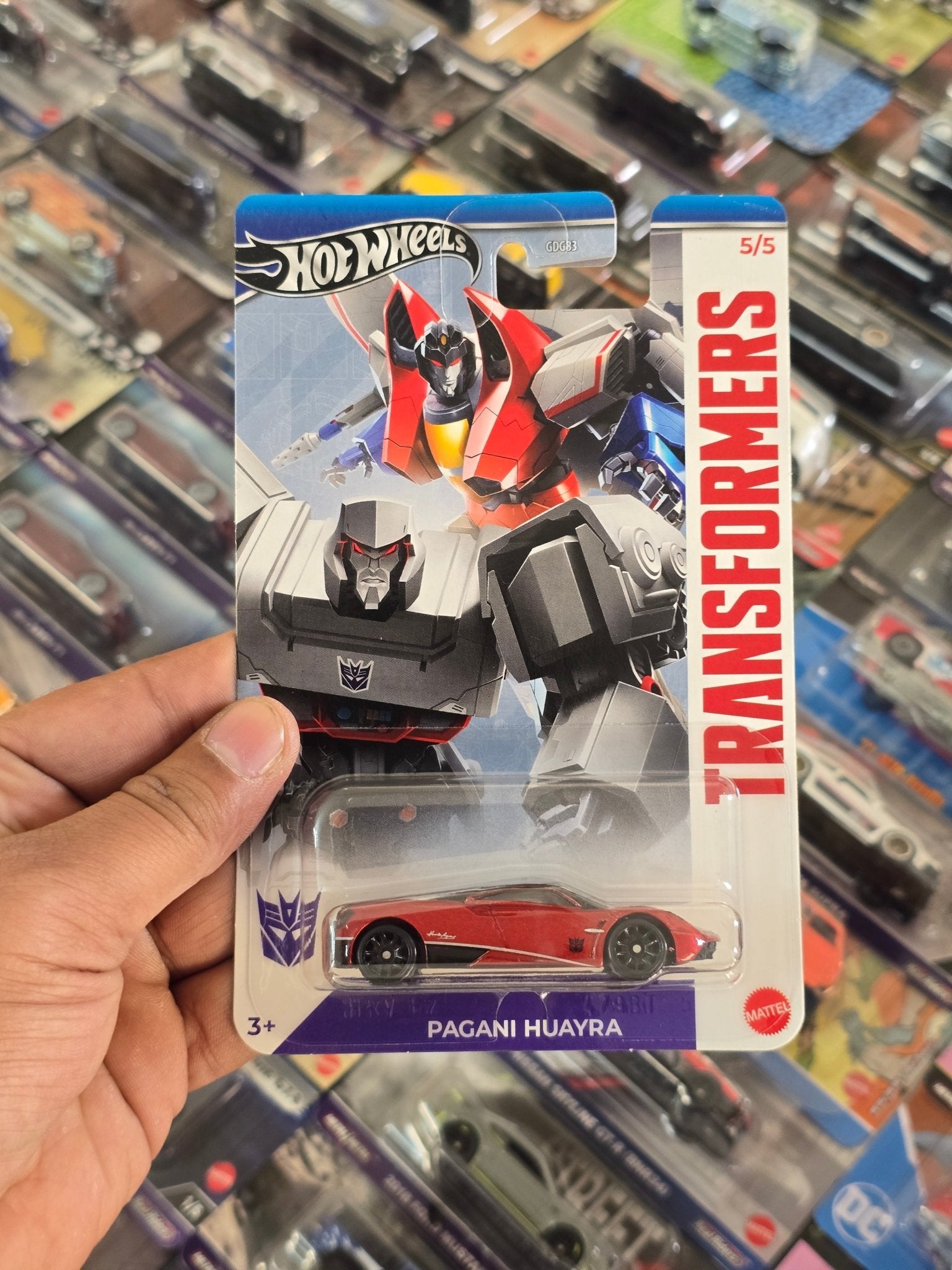 Hot Wheels Transformers Pagani Huayra - HW Silver Series (Imported) - Kinder Logs