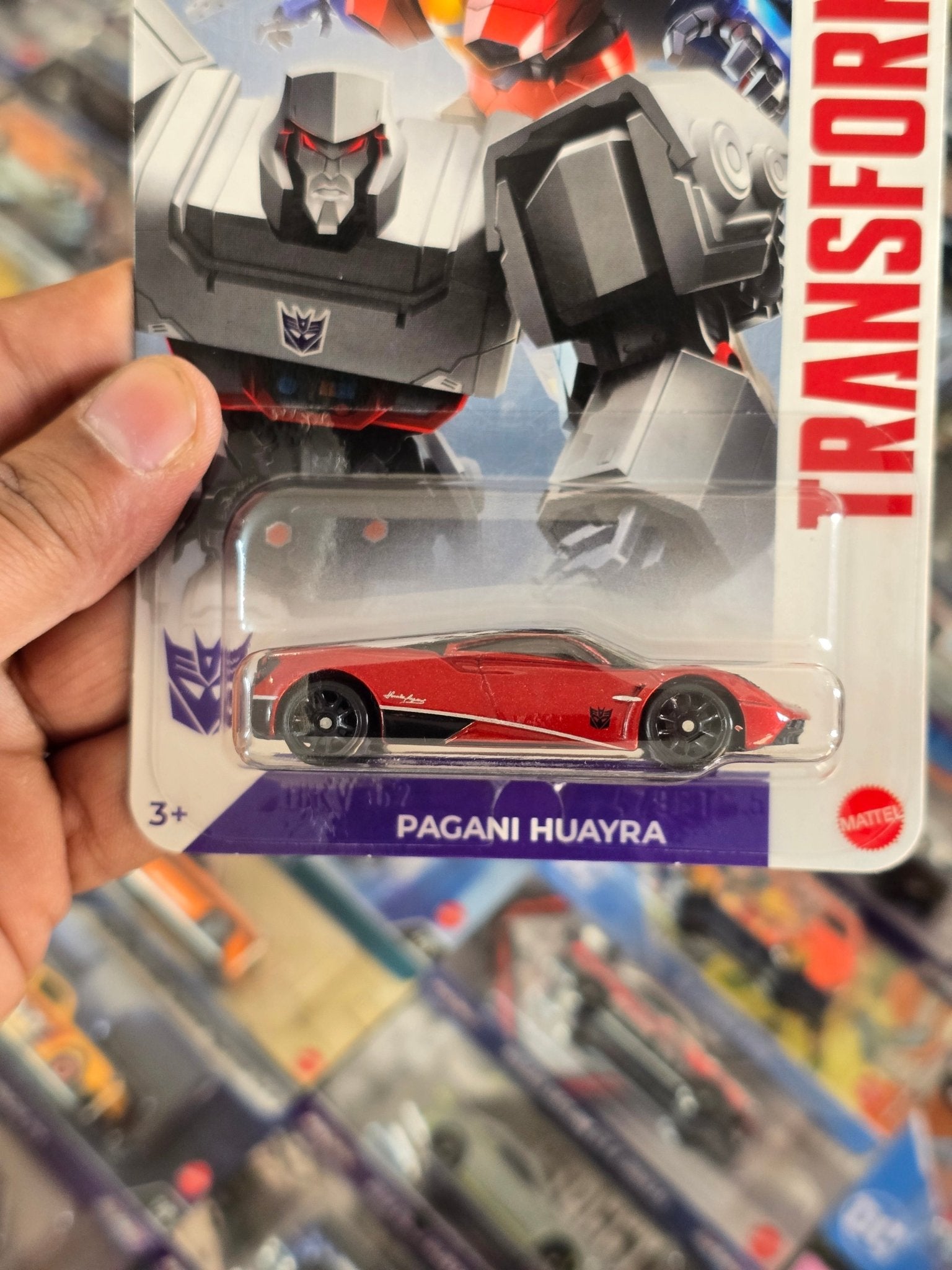 Hot Wheels Transformers Pagani Huayra - HW Silver Series (Imported) - Kinder Logs