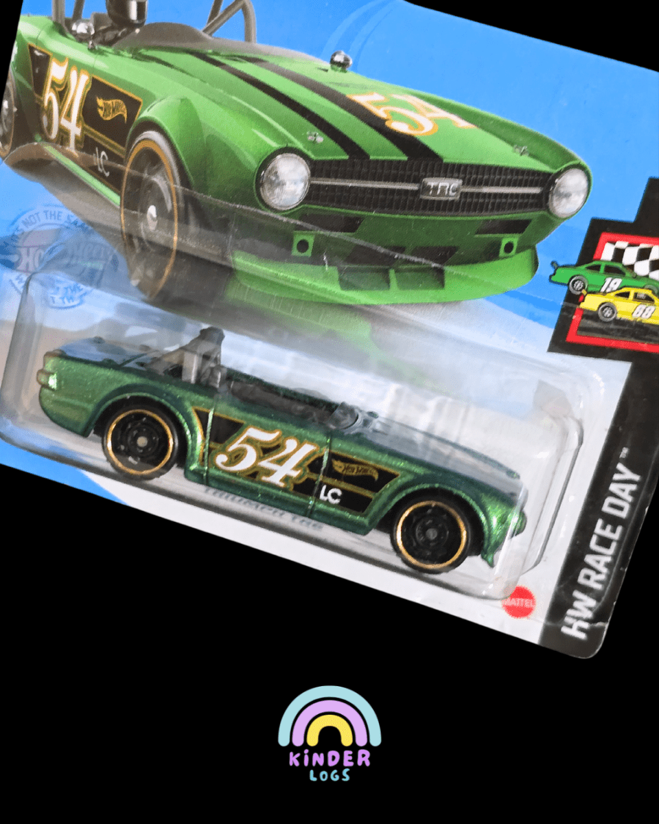 Hot Wheels Triumph TR6 - Short Card (Imported) - Kinder Logs