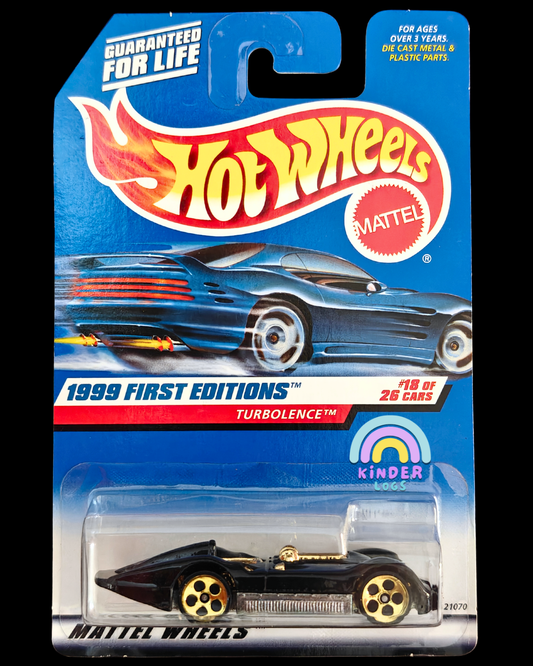 Hot Wheels Turbolence - Black (Imported) - Kinder Logs
