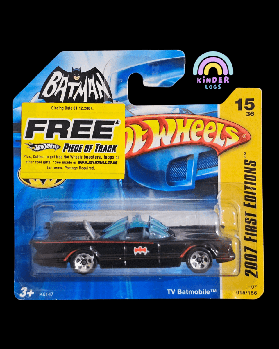 Hot Wheels TV Batmobile - 2007 First Editions (Short Card) - Kinder Logs