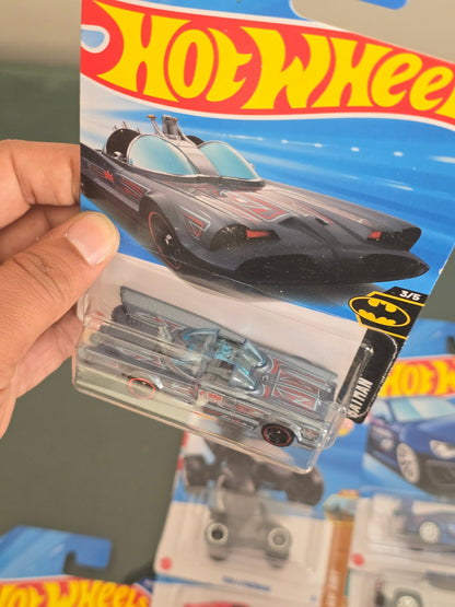 Hot Wheels TV Series Batmobile - Bluish Grey (Imported) - Kinder Logs