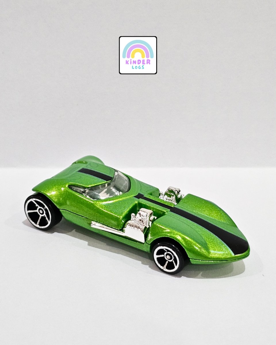 Hot Wheels Twin Mill Green - Netflix Series (Uncarded) - Kinder Logs