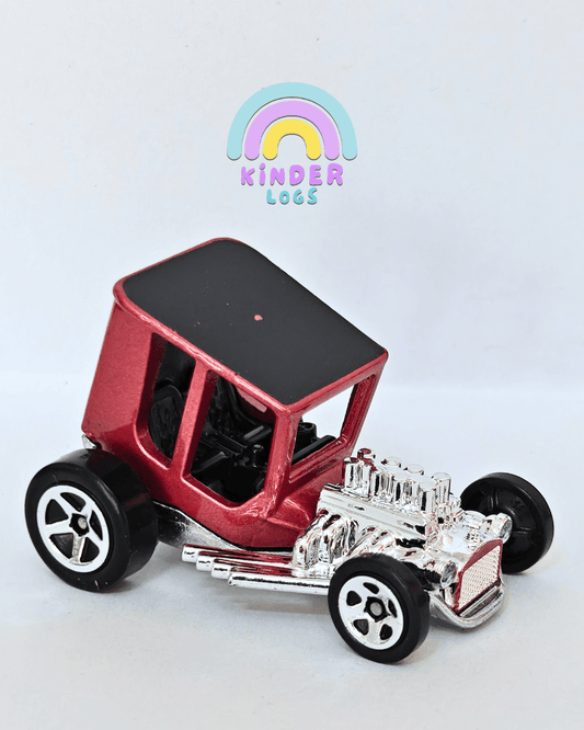 Hot Wheels Uncertain-T - Maroon (Uncarded - New) - Kinder Logs