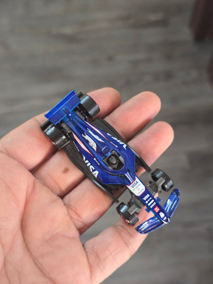 Hot Wheels VISA RB F1 Team Car (Uncarded - New) - Kinder Logs