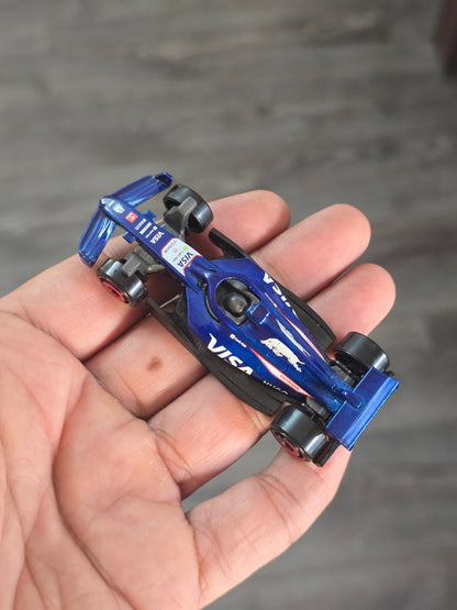 Hot Wheels VISA RB F1 Team Car (Uncarded - New) - Kinder Logs