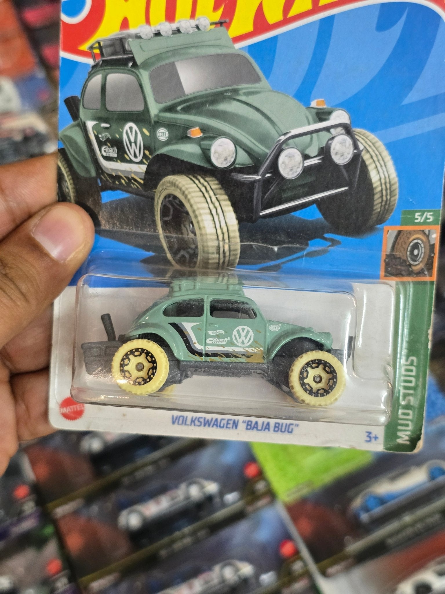 Hot Wheels Volkswagen Baja Bug - HW Mud Studs - Kinder Logs