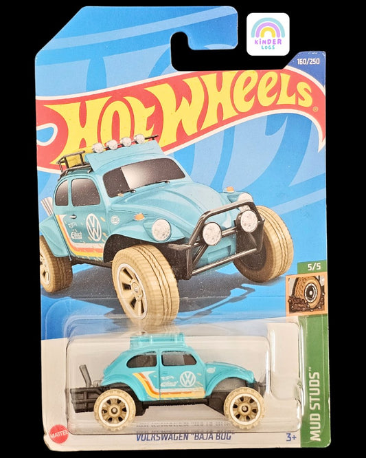 Hot Wheels Volkswagen Baja Bug - Teal Color - Kinder Logs