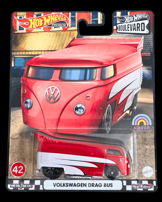 Hot Wheels Volkswagen Drag Bus - Boulevard 42 (Imported) - Kinder Logs