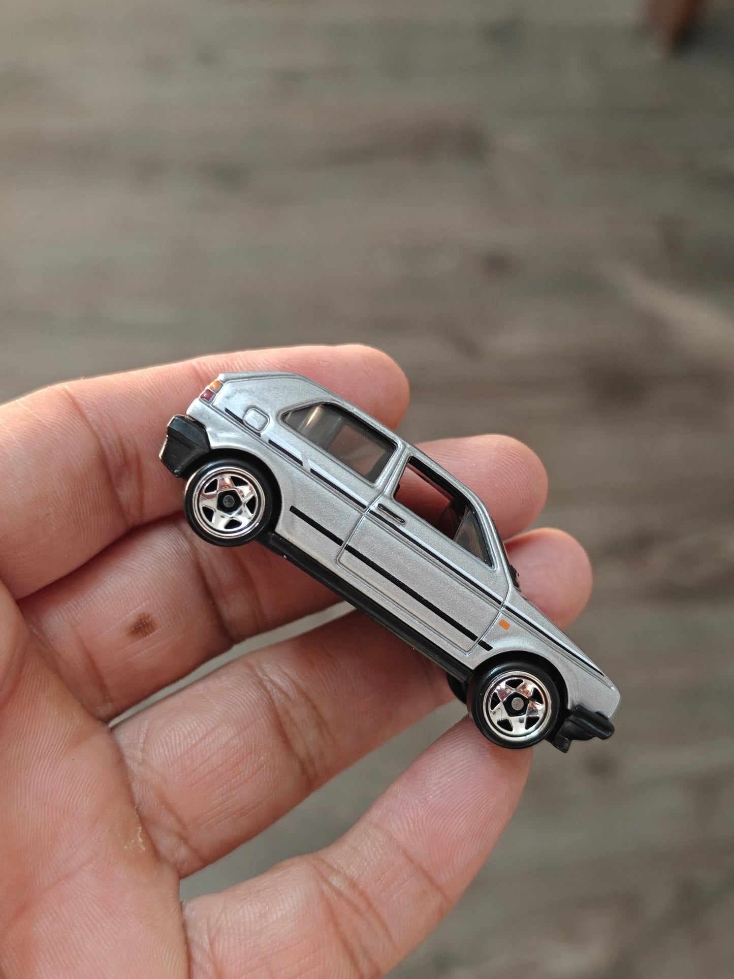 Hot Wheels Volkswagen Golf MK2 - Grey (Uncarded - New) - Kinder Logs