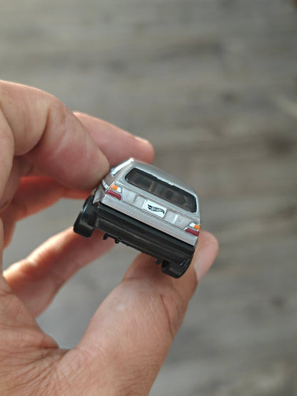 Hot Wheels Volkswagen Golf MK2 - Grey (Uncarded - New) - Kinder Logs