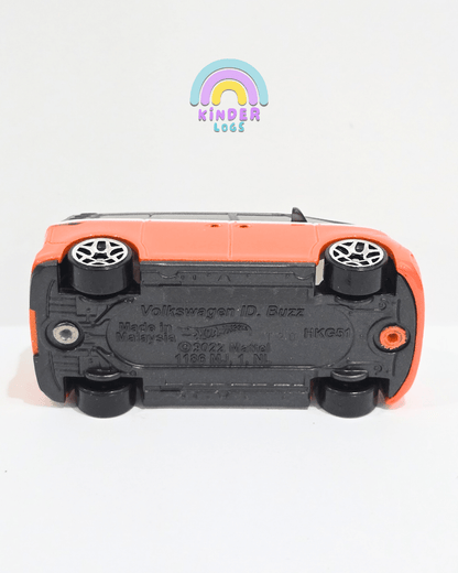 Hot Wheels Volkswagen ID. Buzz Van - Orange (Uncarded) - Kinder Logs