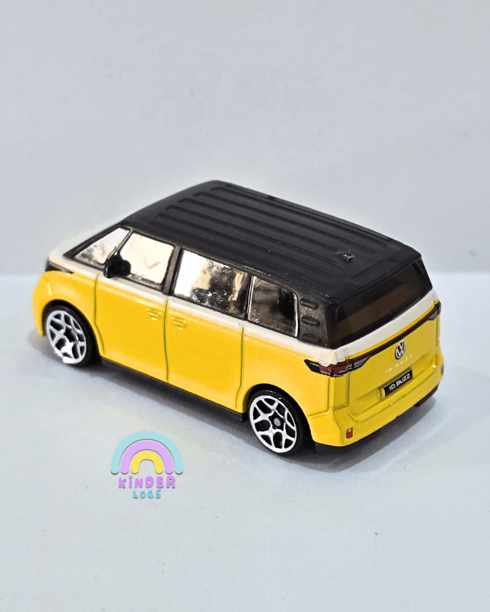 Hot Wheels Volkswagen ID. Buzz - Yellow (Uncarded) - Kinder Logs