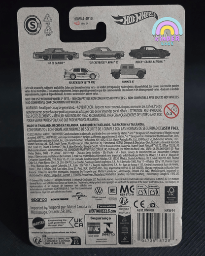 Hot Wheels Volkswagen Jetta MK3 - Fast And Furious - Kinder Logs