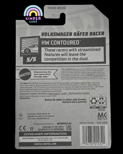 Hot Wheels Volkswagen Kafer Racer - HW Contoured (Imported) - Kinder Logs