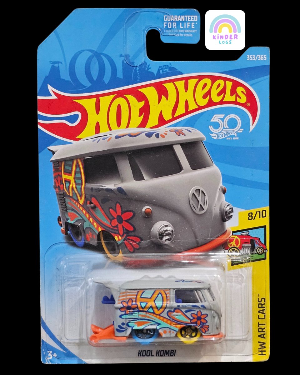 Hot Wheels Volkswagen Kool Kombi - HW Art Cars - Kinder Logs