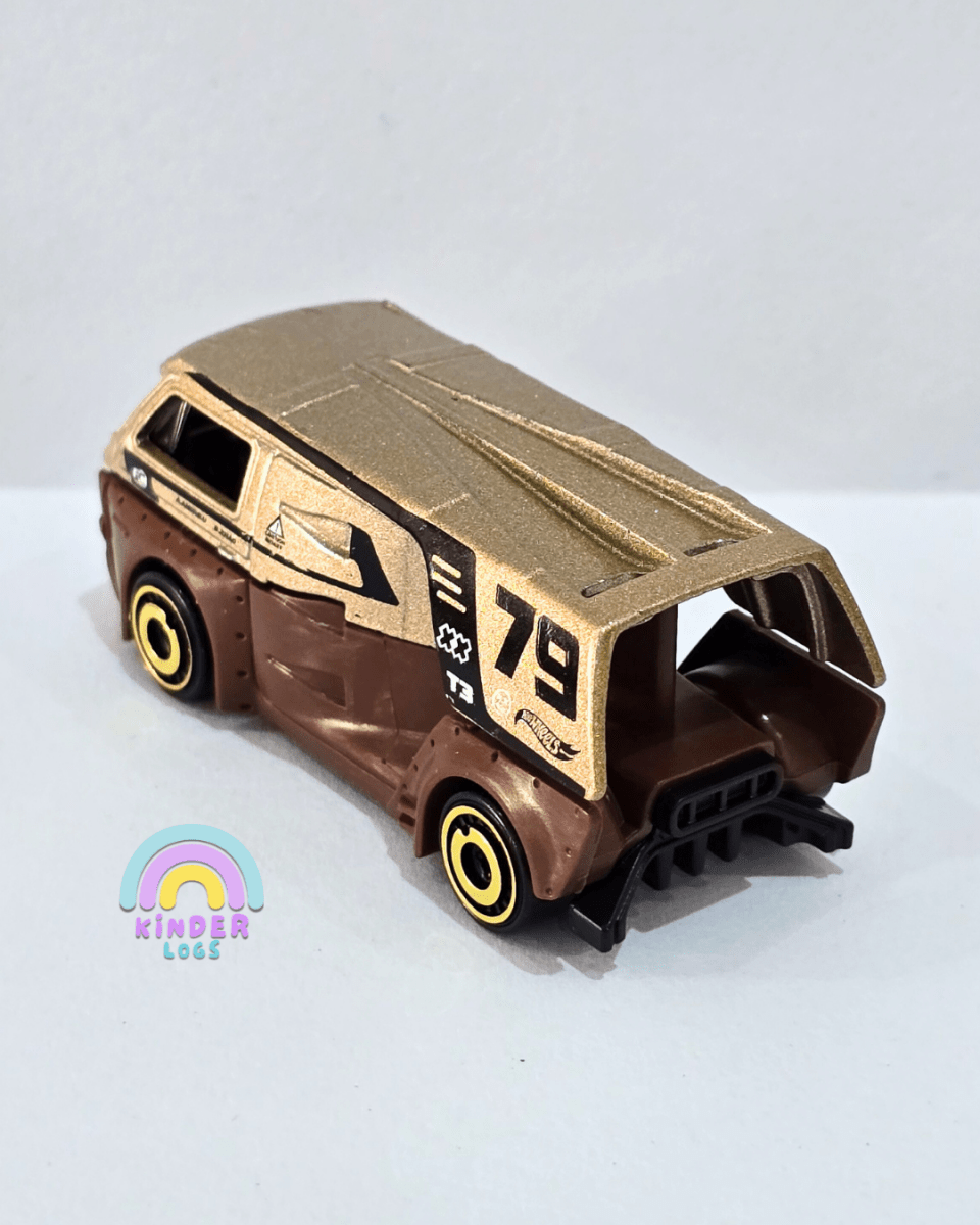 Hot Wheels Volkswagen T3 Custom - Brown (Uncarded) - Kinder Logs