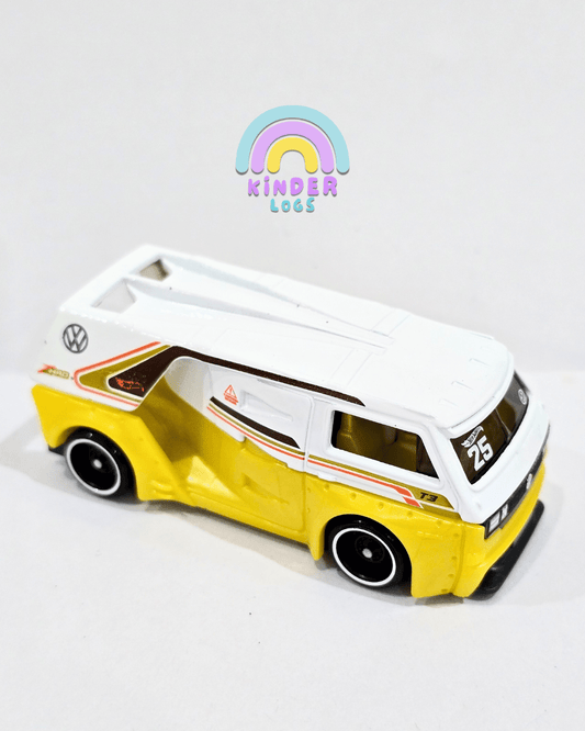 Hot Wheels Volkswagen T3 Custom - Yellow (Uncarded - New) - Kinder Logs