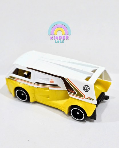 Hot Wheels Volkswagen T3 Custom - Yellow (Uncarded - New) - Kinder Logs