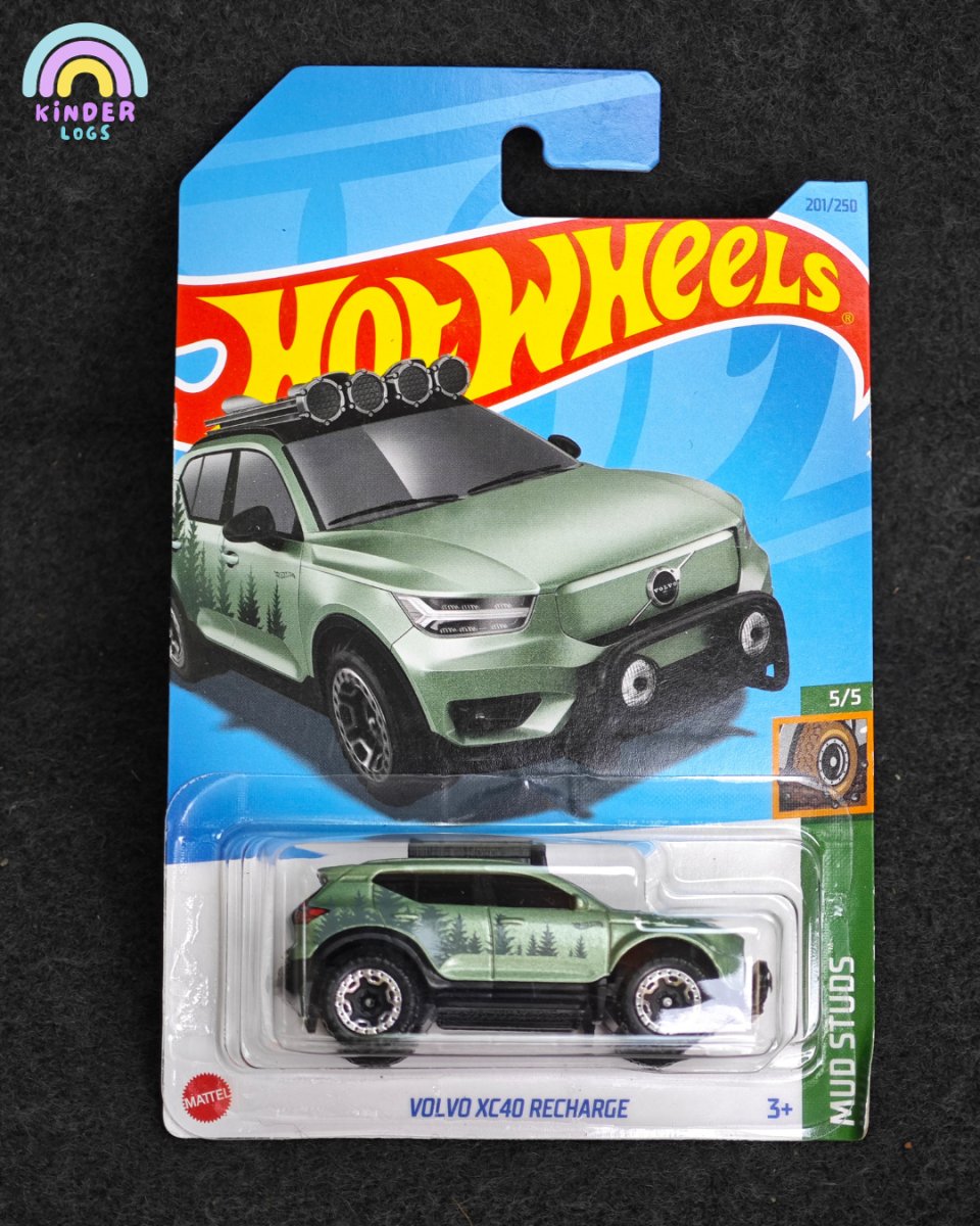 Hot Wheels Volvo XC40 Recharge SUV - Kinder Logs