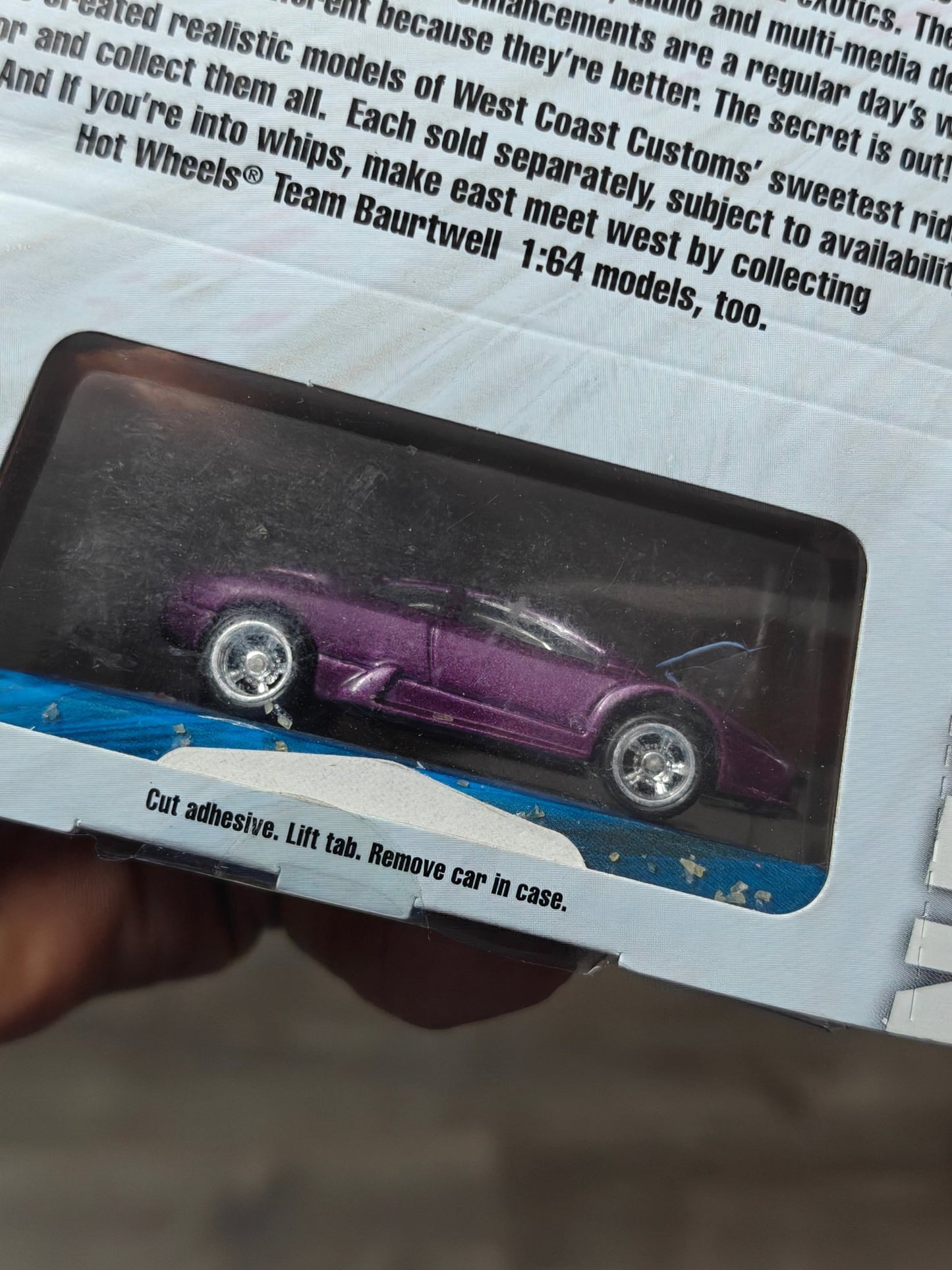 Hot Wheels WHIPS Custom Lamborghini Murcielago - West Coast Customs - Kinder Logs