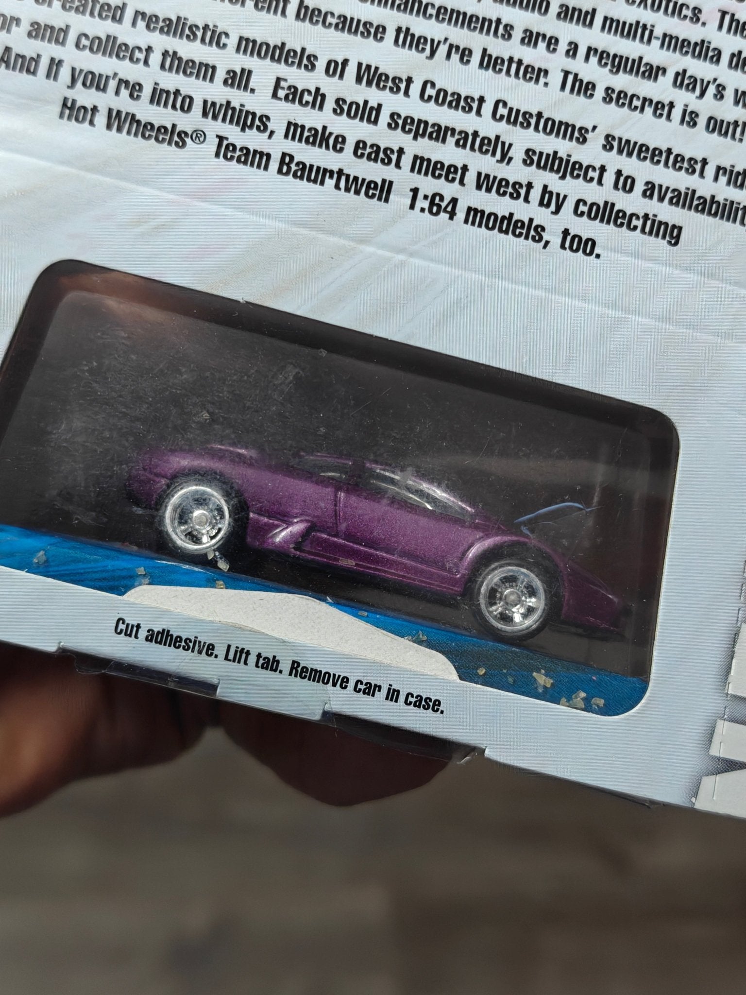 Hot Wheels WHIPS Custom Lamborghini Murcielago - West Coast Customs - Kinder Logs