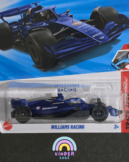 Hot Wheels Williams Racing Formula 1 Car (Imported) - Kinder Logs