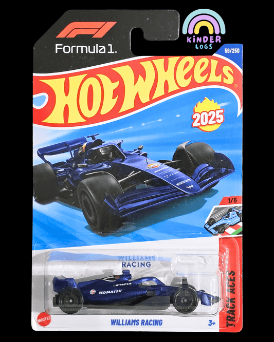 Hot Wheels Williams Racing Formula 1 Car (Imported) - Kinder Logs