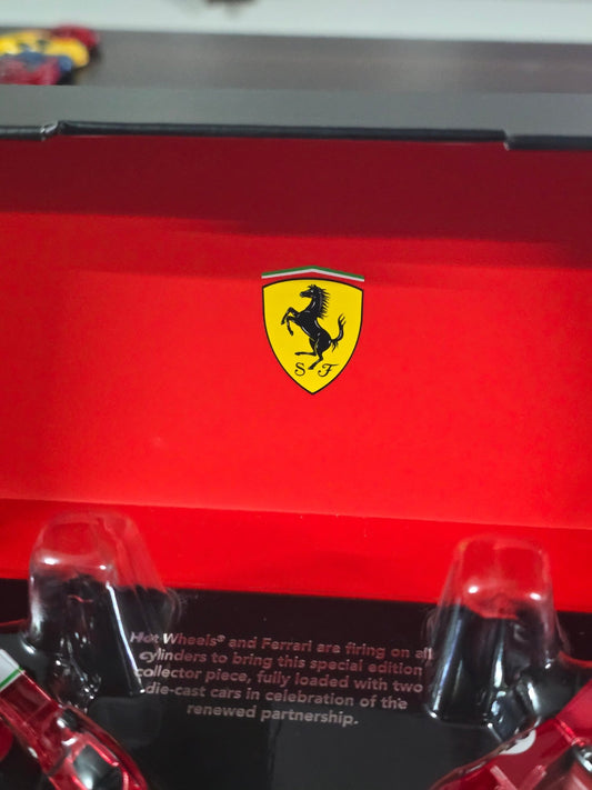 Hot Wheels x Ferrari Heritage Set - The Ultimate Ferrari Dream Garage - Kinder Logs