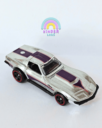 Hot Wheels ZAMAC 1969 Chevrolet Corvette (Uncarded - New) - Kinder Logs