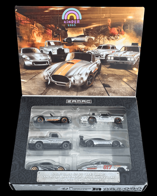 Hot Wheels ZAMAC Series 6 Cars Pack (Imported Sealed Box) - Kinder Logs