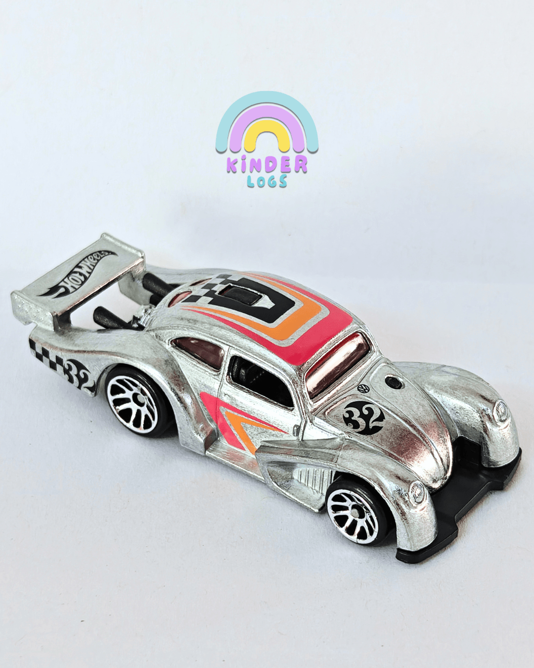 Hot Wheels ZAMAC Volkswagen Kafer Racer (Uncarded - New) - Kinder Logs