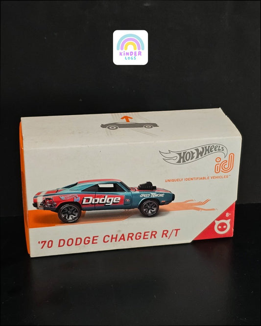 ID Hot Wheels 1970 Dodge Charger RT - Uniquely Identifiable Vehicle - Kinder Logs