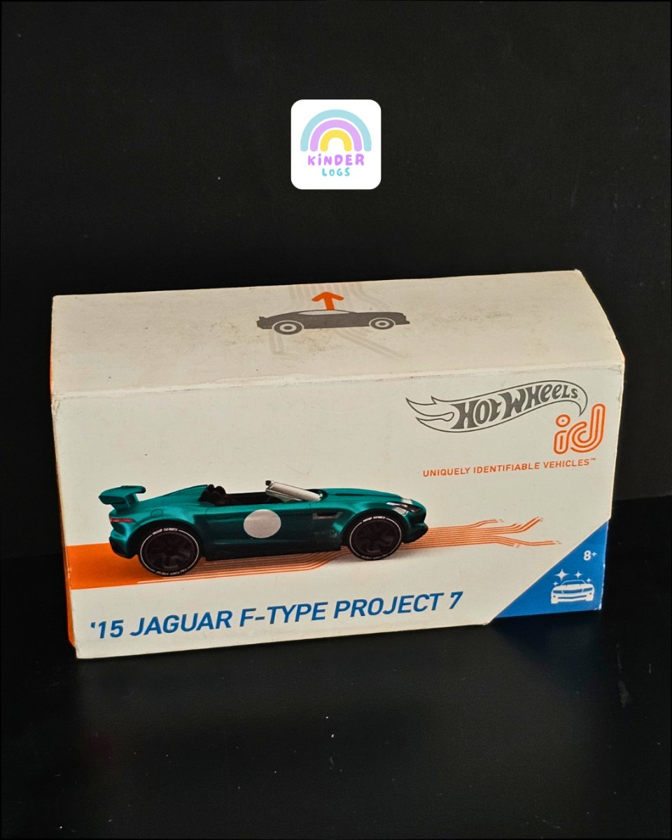 ID Hot Wheels 2015 Jaguar F - Type - Uniquely Identifiable Vehicle - Kinder Logs