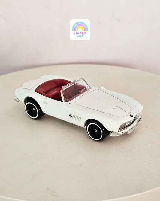Imported Hot Wheels BMW 507 - White Color (Uncarded) - Kinder Logs